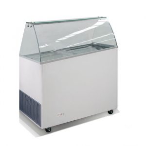 Vitrine à crème glacée 6 x 5 litres