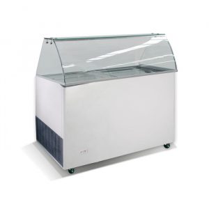 Vitrine à crème glacée 8 x 5 litres
