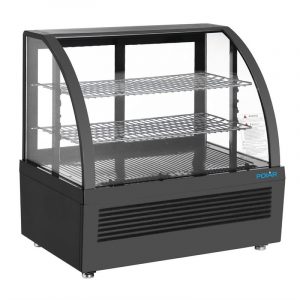 Vitrine réfrigérée noir 100 litres