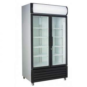 Armoire réfrigérée vitrée 2 portes 750 litres