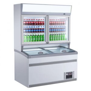 Congélateur supermarche blanc 1m45