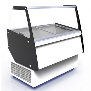 Vitrine à crème glacée ibiza 8 x 5 litres