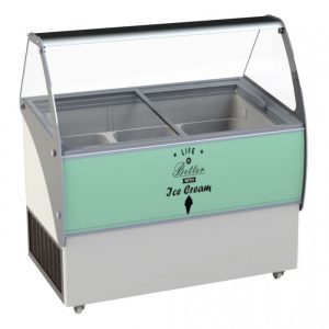 Vitrine à crème glacée Malta 10 x 5 litres