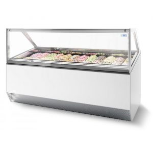 Vitrine à crème glacée Millenium 16 x 5 bacs