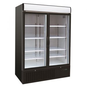 Congélateur armoire vitré 2 portes 1079 litres