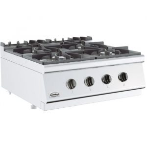 Cuisinière gaz 4 feux à poser