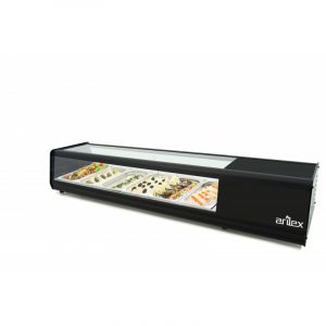 Vitrine réfrigérée Tapas Droite 6 bacs
