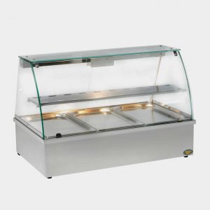 Vitrine chauffante Bain marie 3 bacs