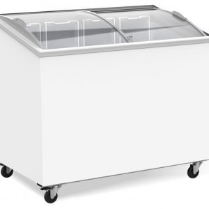 Congélateur bahut vitré Blanc 297 litres