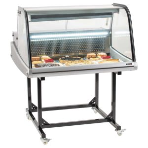 Vitrine réfrigérée de marché sur chariot 175 litres