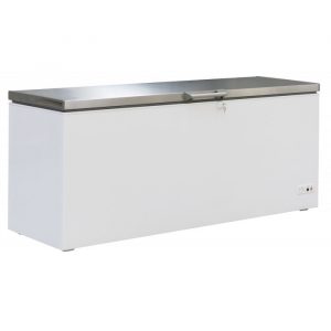 Congélateur coffre couvercle inox 635 litres