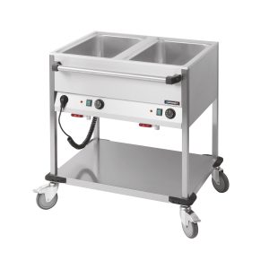 Chariot Bain-marie PROFIL 2 x Bac GN 1/1