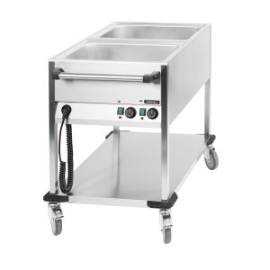 Chariot Bain-marie FACE 2 x Bac GN 1/1