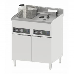 Friteuse électrique sur pieds 2 x 16 litres 400V