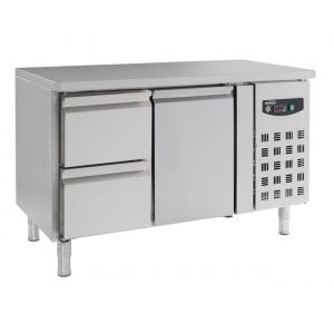 Table réfrigérée 1 porte 2 tiroirs 700