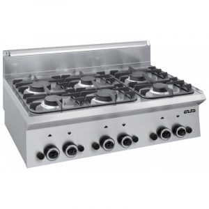 Cuisinière gaz 6 feux à poser MBM