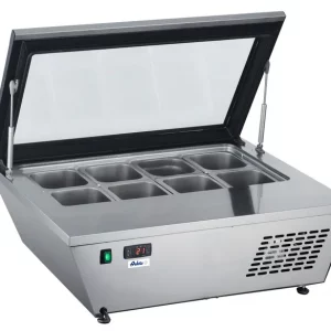 Vitrine à crème glacée à poser