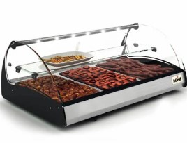 Vitrine chauffante 3 bacs GN1/1