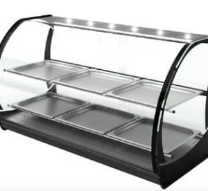 Vitrine chauffante 2 niveaux
