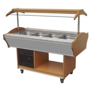 Buffet réfrigérée capacité 4 x Bac GN1/1