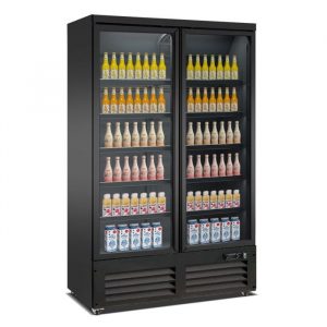 Armoire réfrigérée vitrée 2 portes 1000 litres