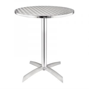 Table à plateau basculant en acier inoxydable 60cm