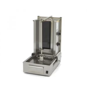 Machine à kebab doner électrique 2 zones moteur bas - 20 kg de viande