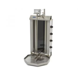 Machine à kebab doner électrique 4 zones - 50 kg  de viande