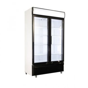 Armoire réfrigérée vitrée 2 portes 780 litres