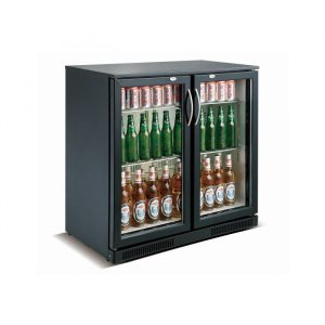 Arrière bar réfrigéré 2 portes 198 litres