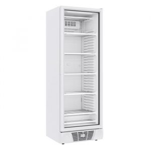 Congélateur vitré blanc 1 porte 382 litres