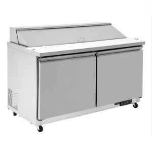 Comptoir de préparation réfrigéré 2 portes 527 litres POLAR