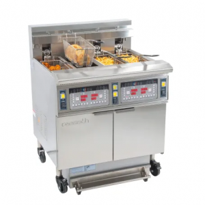 FRITEUSE ÉLECTRIQUE AVEC FILTRATION 4 X 12 LITRES 17+17KW Casselin
