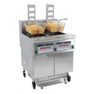 FRITEUSE ÉLECTRIQUE AVEC RELEVAGE AUTOMATIQUE ET FILTRATION 2 X 22 LITRES 17+17K Casselin