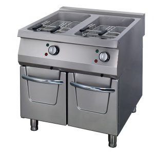 Friteuse électrique 2 x 22 litres profondeur 90 cm