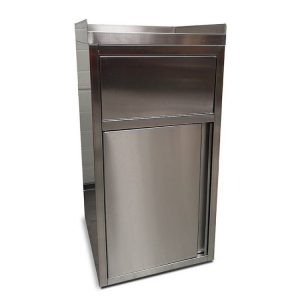 Poubelle snack inox - Fast food