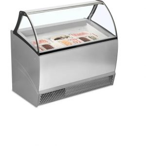 Vitrine à crème glacée Bermuda 10 x 5 litres