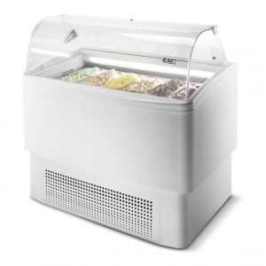 Vitrine à crème glacée Fiji 6 x 5 bacs