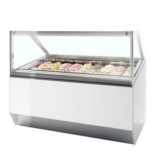Vitrine à crème glacée Millenium 18 x 5 bacs