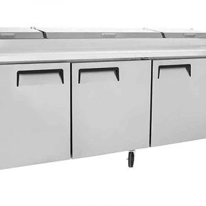 Saladette réfrigérée 3 portes 12 x GN 1/3 Tropicalisé