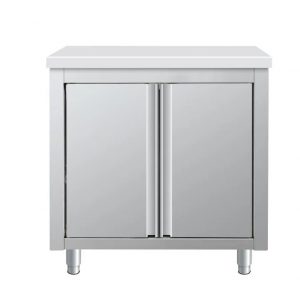 Meuble inox porte battante sans dosseret 600