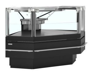 Vitrine réfrigérée NOIR ext 90 profondeur 90 cm