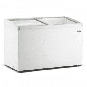 Congélateur bahut vitré 396 litres